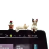 Computer central control screen, car toy, kitten doll, car interior decoration, rearview mirror, computer monitor decoration Item Picture